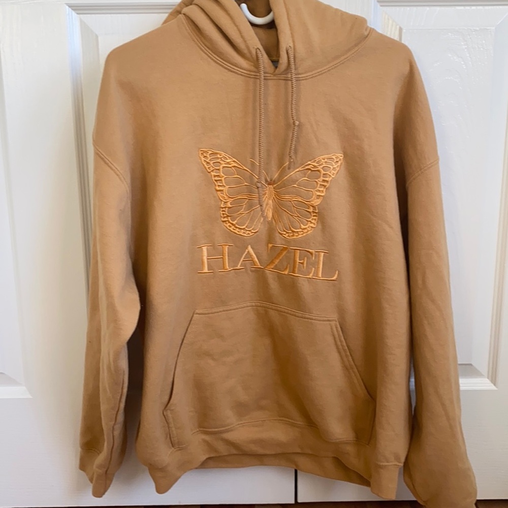 Hazel gold butterfly hoodie